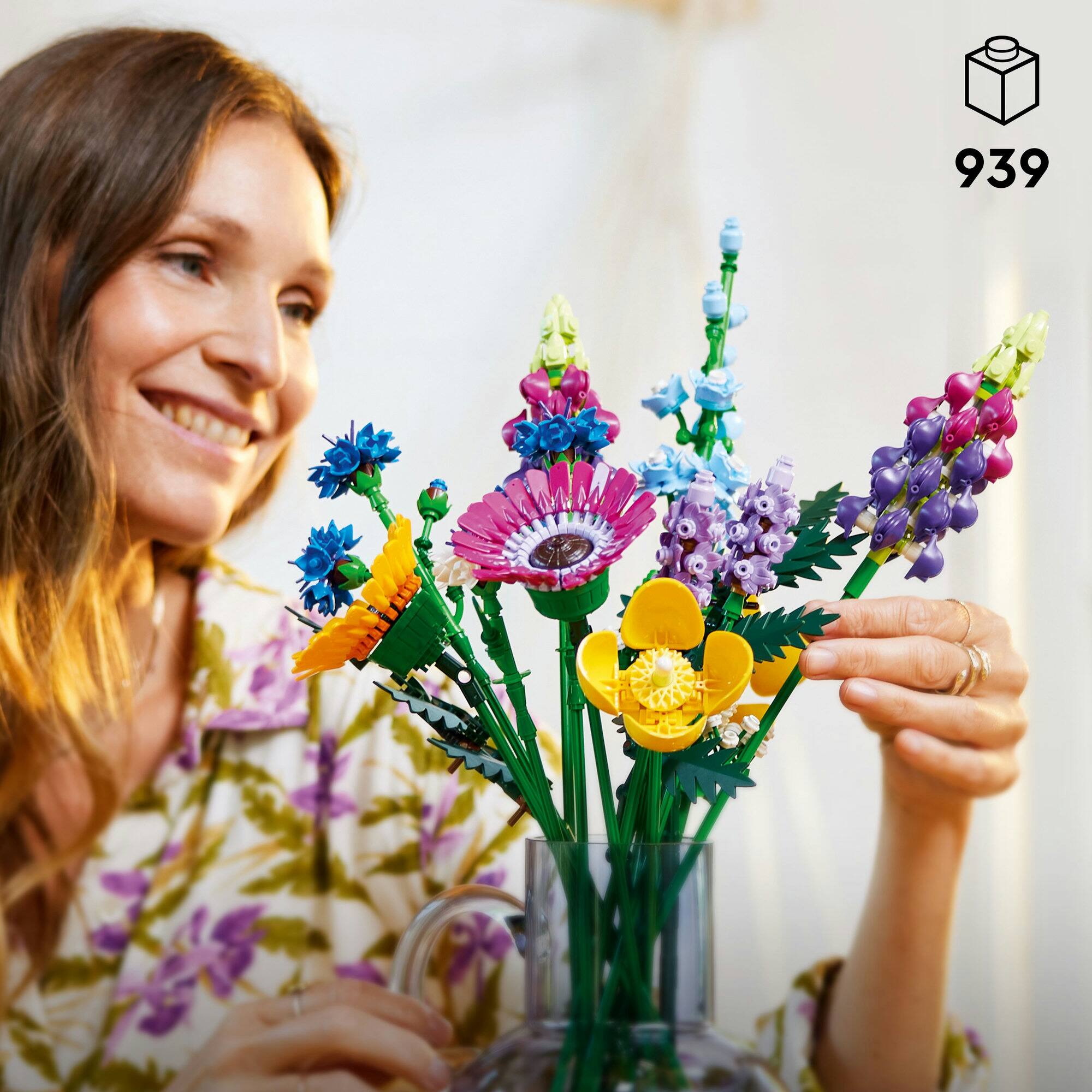 LEGO® Botanicals Wildflower Bouquet 10313 Building Set (939 Pieces)